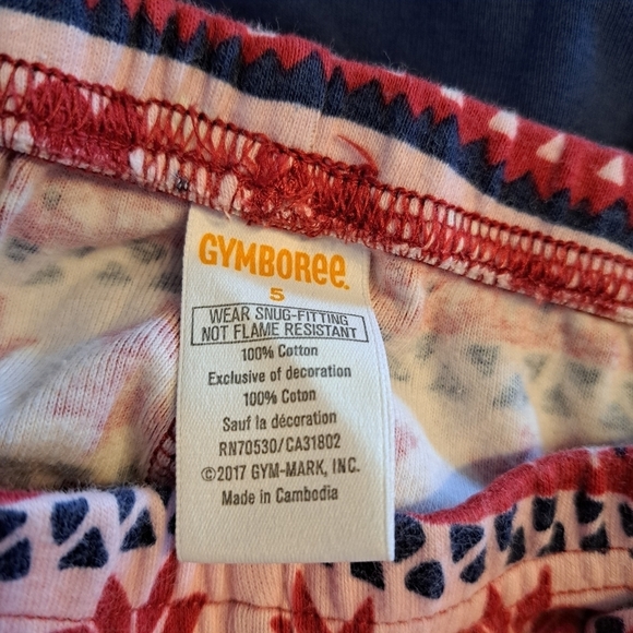 Gymboree girls size 5 2 piece deer pajama set VGUC - Picture 3 of 3